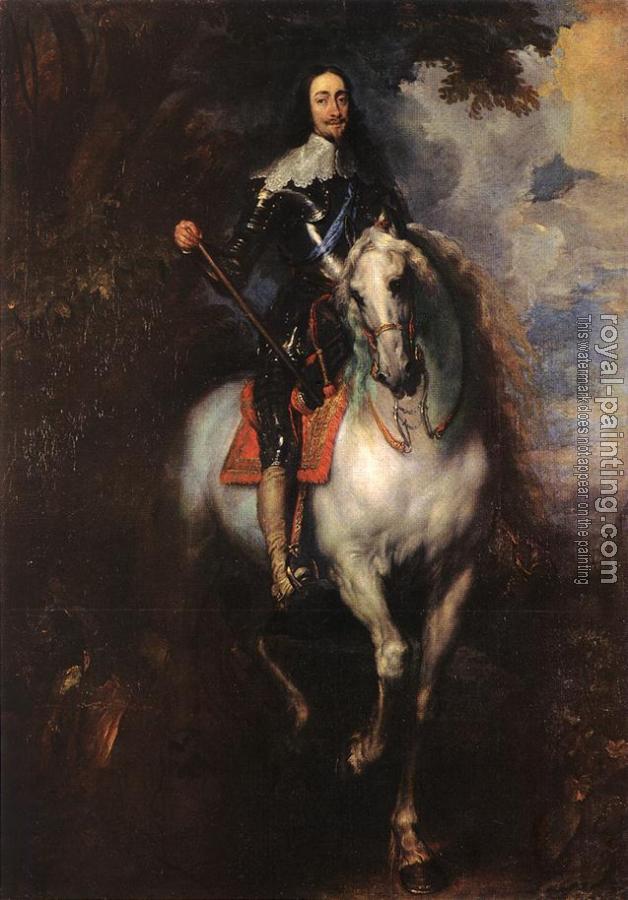 Anthony Van Dyck : Equestrian Portrait of Charles I, King of England